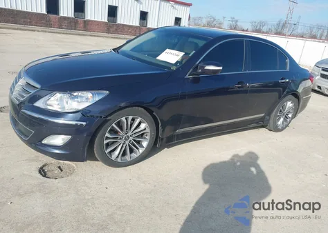 2012 Hyundai Genesis 4.6 z USA, uszkodzony, nr VIN KMHGC4DF7CU171560